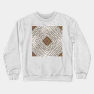 Keyboard Geometric Pattern Crewneck Sweatshirt